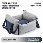 Pet Car Seat for Small Dogs, Dog Car Seat for 2 Small Dogs, Dog Car Seat Covers Waterproof, Dog Car Seat Protector, Dog Bed for Car Front & Back Seat, Dog Car Travel Bag, Dog Car Seat Liner, Car Seat Protector for Dogs - 图片 10