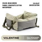 Pet Car Seat for Small Dogs, Dog Car Seat for 2 Small Dogs, Dog Car Seat Covers Waterproof, Dog Car Seat Protector, Dog Bed for Car Front & Back Seat, Dog Car Travel Bag, Dog Car Seat Liner, Car Seat Protector for Dogs - 图片 6