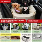 Pet Car Seat for Small Dogs, Dog Car Seat for 2 Small Dogs, Dog Car Seat Covers Waterproof, Dog Car Seat Protector, Dog Bed for Car Front & Back Seat, Dog Car Travel Bag, Dog Car Seat Liner, Car Seat Protector for Dogs - 图片 15